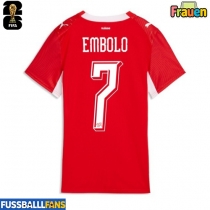 Schweiz Breel Embolo #7 Heimtrikot Frauen EM 2024 Kurzarm
